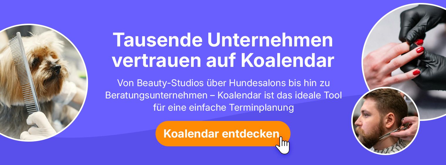 Koalendar Terminplanungssoftware – Funktion für Terminerinnerungen